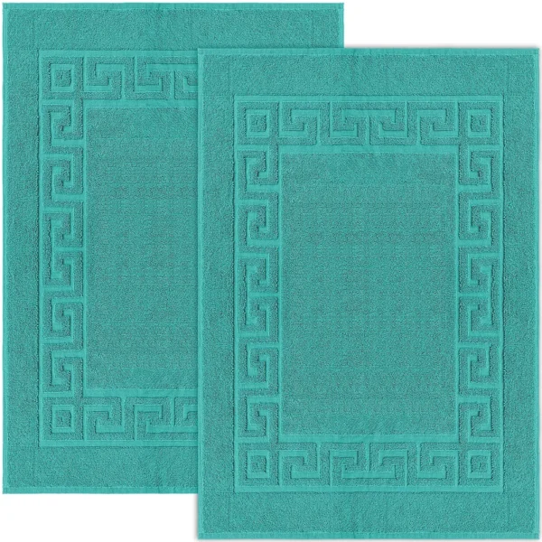 Prestige Luxury Color Bath Mat - Teal 20"x32"
